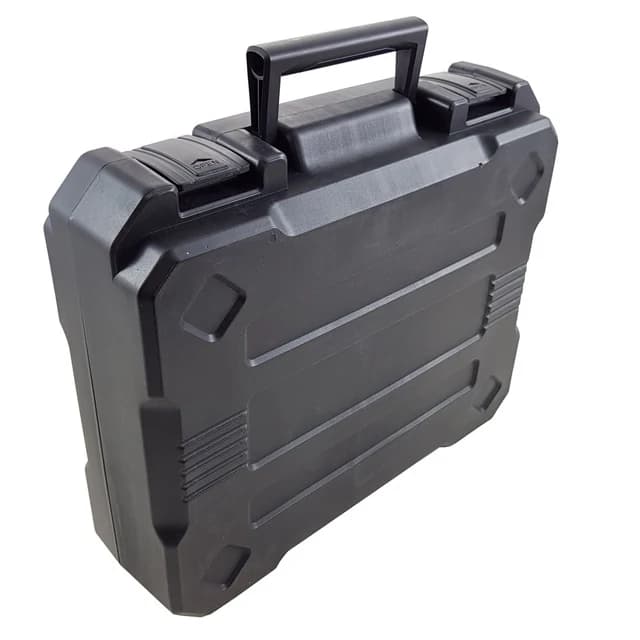 The black carry case closed