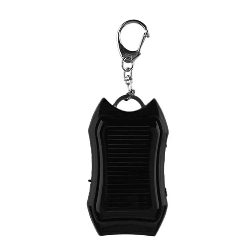 Front view of the power bank and its carabiner